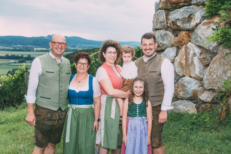 Gastgeber Familie Kapper am Weingut Kapper