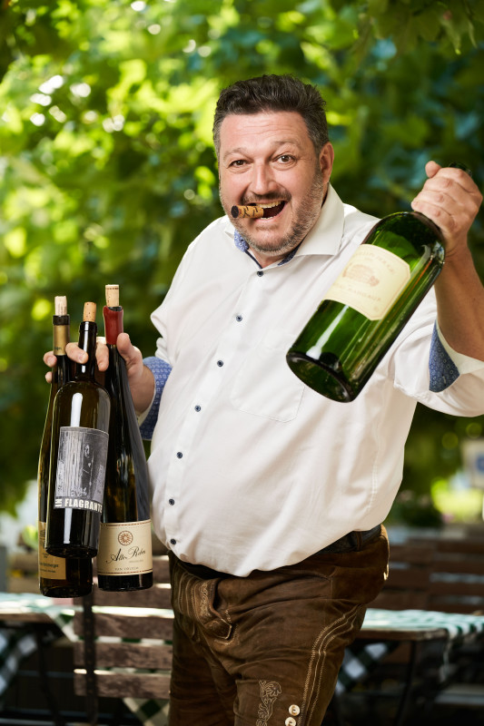 Gastgeber Thomas Zalud vom Breitenfelderhof