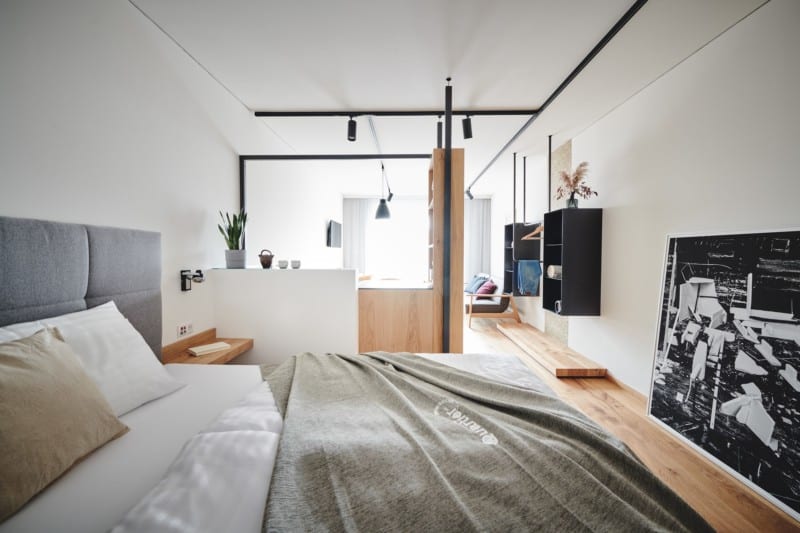 Blick in eines der Design-Apartments des Quartier am Bauernstadl