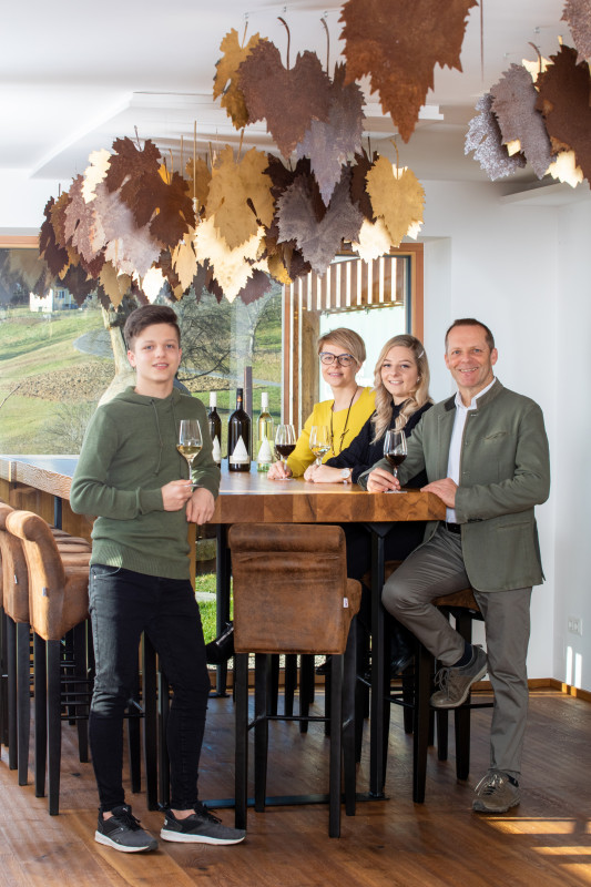 Gastgeber Weingut Hutter im Vulkanland Steiermark